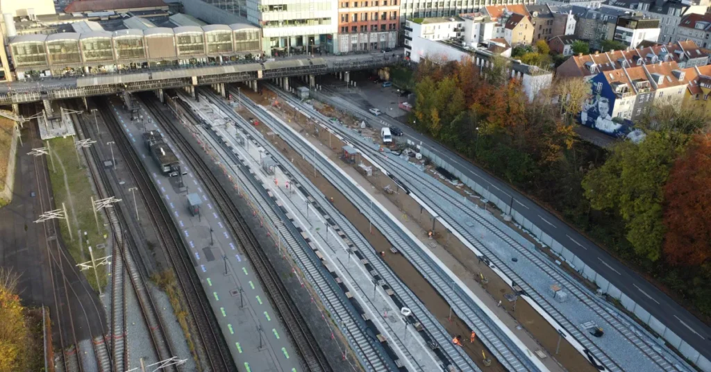 Toget kører igen til og fra Aarhus – men nordgående spor er stadig spærret til 19. april