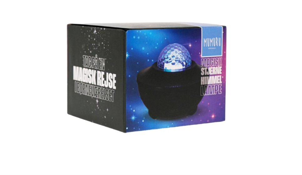 Stjernehimmel-lampe tilbagekaldes på grund af batteririsiko