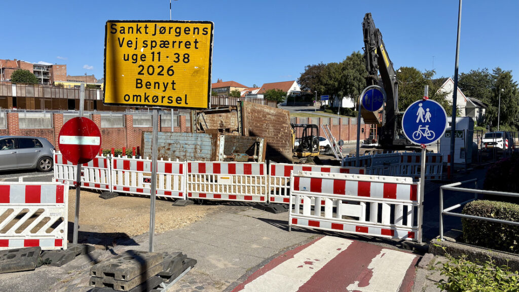 Vejarbejder tester tålmodigheden i Viborg – men der er en plan bag