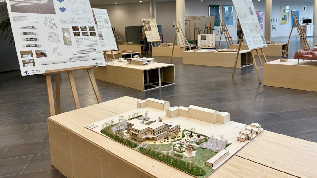 Arkitektstuderende byder ind med visioner for fremtidens Viborg
